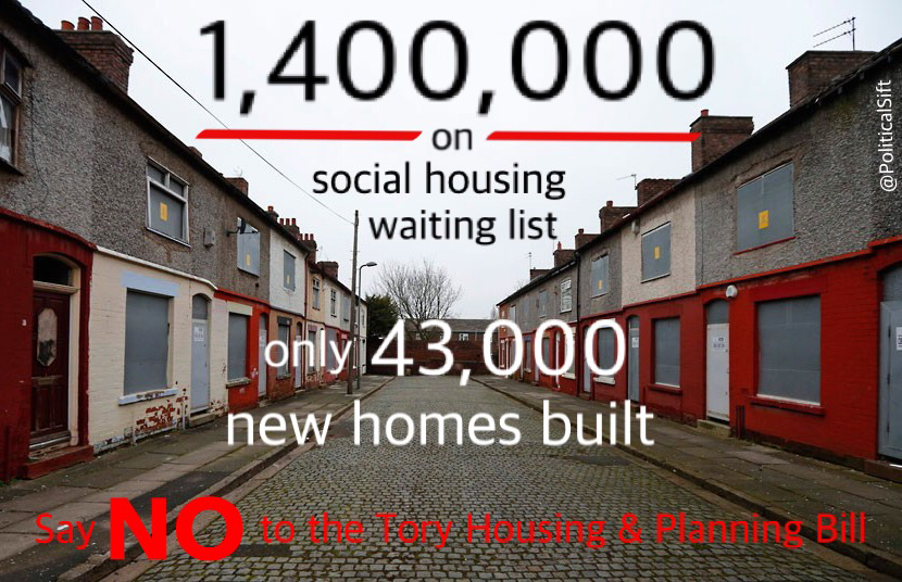 The Tories and housing: A history of violence.